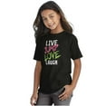 thumbnail image 3 of Live Laugh Love Inspirational Cute Girls Kids T Shirt Tees Teen Brisco Brands L, 3 of 6