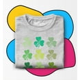thumbnail image 3 of Shop4Ever Shamrock Green Clovers St. Patrick's Day Toddler's Cotton T-Shirt 5T/6T Heather Grey, 3 of 6