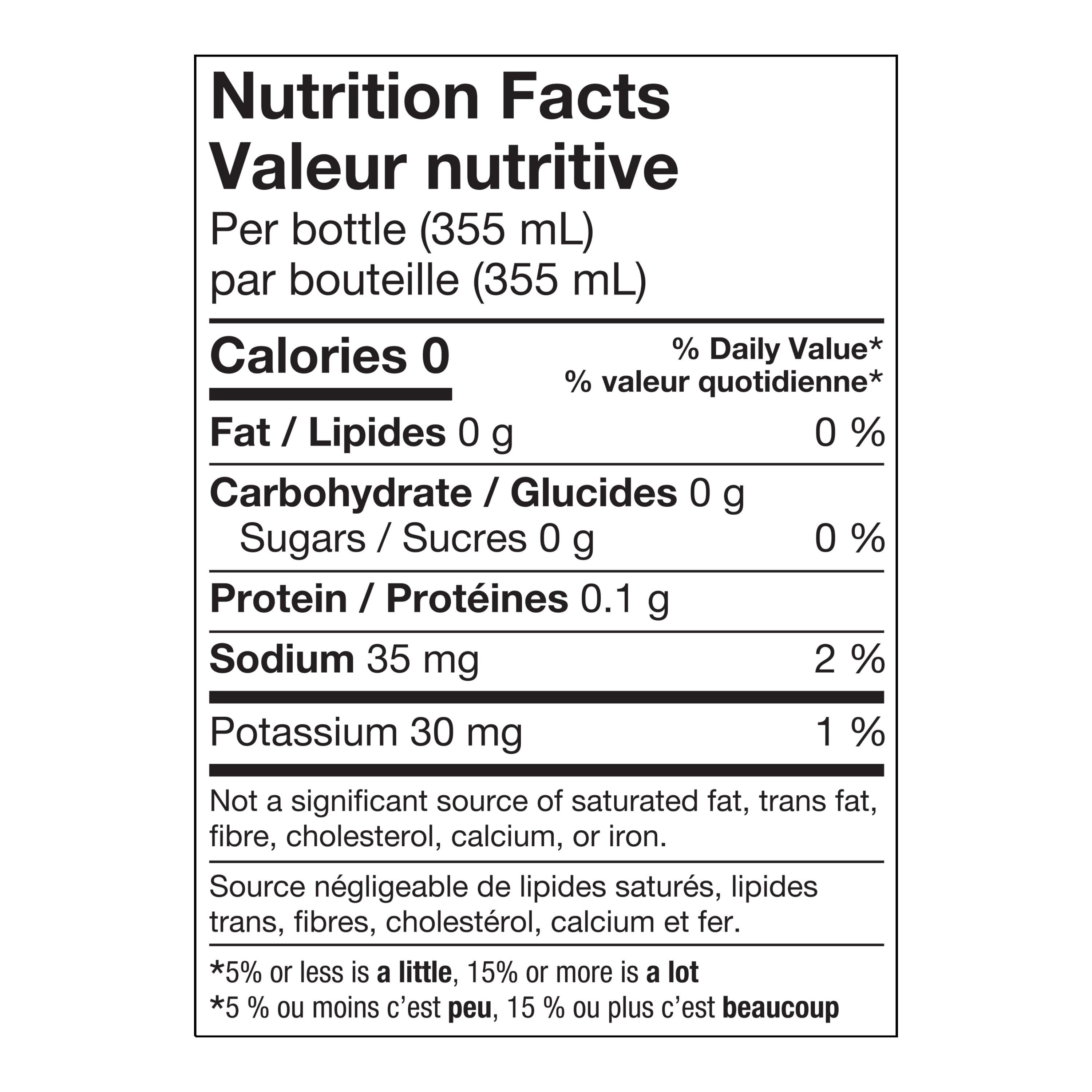 Pepsi Cola Zéro Sucre 8 x 355 mL, Bouteilles 8x355mL