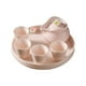 thumbnail image 3 of Juego de té rosa para mujer, incluye 1 tetera, 4 tazas y bandeja para servir Linda forma elegante Delicado estilo chino Exquisito para uso diario Estilo A BLESIY Tetera, 3 of 8