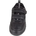 thumbnail image 2 of ABSOLUTE FOOTWEAR Childrens Kids Boys Slip On Double Touch and Close Walking Running Sports Trainers Sneakers - Black - US Infant 11, 2 of 7