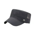 thumbnail image 2 of facefd Adjustable Outdoor Sun Hats Baseball Cap Casual Flat Mesh Hat For Men, 2 of 8