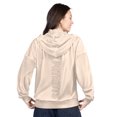 thumbnail image 2 of Women's G-III 4Her by Carl Banks Tan New England Patriots Rookie Full-Zip Hoodie, 2 of 2