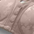thumbnail image 5 of Front Closure Bras for Women 2025 Snap Style - Daisy Bra No Underwire, Full Coverage Plus Size Cotton, Breathable Push Up Comfortable Bra for Seniors, 5 of 5
