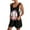 18#Black, variant on Women's American Flag Romper Women’s American Flag Independence Day Outfit Patriotic Romper Red, White, and Blue Tank Shorts