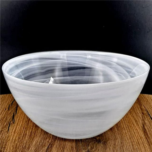 Red Pomegranate Collection 0814-0 10 in. Nuage Serving Bowl, Ivory