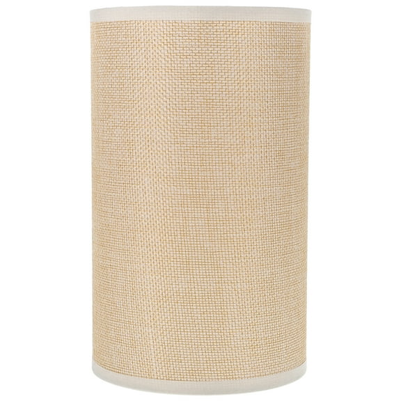 OFFIGAM Beige Drum Lampshade Replacement, Stylish Cloth Material, and Easy to Install for Home and Office Lighting