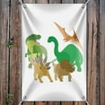 thumbnail image 3 of Dinosaurs Hanging Out Tyrannosaurus Rex Triceratops Stegosaurus Brontosaurus Home Business Office Sign, 3 of 3