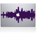 thumbnail image 1 of The Decal Guru Chicago City line Decal Vinyl Sticker, 13" MacBook Pro (2016 & Newer Models), Lavender, 1 of 1
