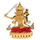 thumbnail image 2 of Estatua de Buda Bodhisatta de meditación de aleación de 16 cm, artesanía asiática Zulema Estatua de Manjusri Bodhisatta, 2 of 8