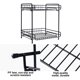 thumbnail image 2 of Toystoory Estante de encimera de doble capa, estante de especias de hierro fácil de instalar, organizador de condimentos multiusos para cocina, baño y Cocina y Comedor Toystoory HA018213-00, 2 of 6