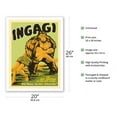 thumbnail image 2 of Ingagi - Wild Women Gorilla-Loving Tribe - Vintage Exploitation Film Movie Poster c.1930 - Fine Art Matte Paper Print (Unframed) 20x26in, 2 of 4