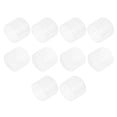 thumbnail image 1 of 10pcs Rubber End Caps 34mm(1.3 Inch) ID Vinyl Round End Cap Cover Screw Thread Protector Clear, 1 of 6