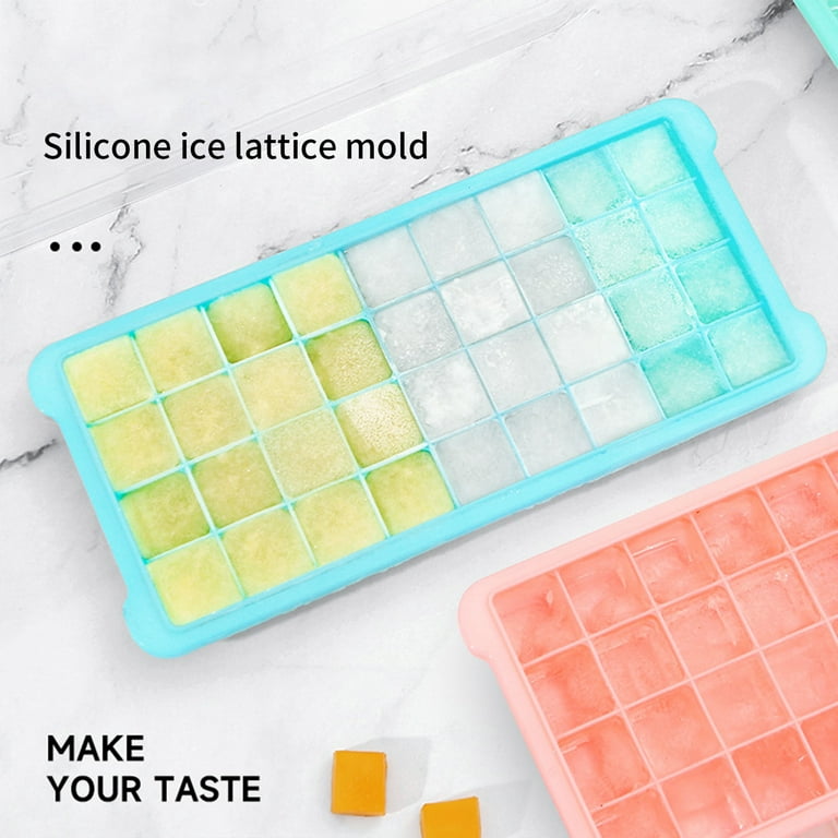 SDJMa Small Ice Cup Molds, Silicone Ice Cube Trays for Freezer