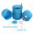 thumbnail image 3 of 30-Pack Non-Spill Caps for 55mm Bottles, Compatible with 2, 3, 5 Gallon Water Jugs, Anti-Splash Design, 3 of 5
