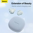 thumbnail image 6 of Baseus Noise Cancelling Wireless Earbuds Bluetooth 5.3 Ear Buds, Airnora 2, Blue, 6 of 17