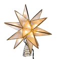 thumbnail image 2 of Kurt S. Adler UL3135 10-Light 15-Point Gold Sputnik Capiz Treetop, 2 of 10