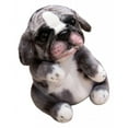 thumbnail image 1 of Muñeco de peluche de perro de 7,87 pulgadas, adorable y tierno, adorno para sofá, juguete de peluche. gris, 1 of 9