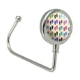thumbnail image 2 of Fun Colorful Flip Flops on Sand Pattern Purse Bag Hanger Holder Hook, 2 of 4
