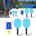 thumbnail image 4 of Juego de paletas de pickleball de madera, raqueta de 2 raquetas para 2 raquetas 1ball 1bag Zulema Piedra de Pickleball, 4 of 7