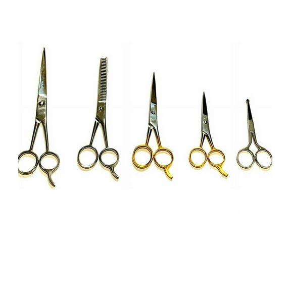 5pcs Dog Pet Cat Trimming Thinning Cutting Scissors Variety Pack
