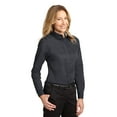 thumbnail image 4 of Port Authority Adult Female Women Plain Shirt Cl Navy/Lt Stn X-Small, 4 of 6