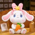 thumbnail image 5 of Conejo de peluche para niños, juguete de peluche suave, almohada, cojín, muñeca creativa, regalo para niños, bebé, acompañar el sueño, 5 of 5
