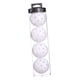 thumbnail image 1 of Paquete de 4 bolas de Pickleball, bolas de pepinillo para práctica, duraderas, 74mm, 40 agujeros para Blanco, 1 of 8