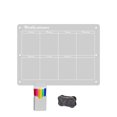 thumbnail image 2 of Magnetic Dry Erase Calendar for Refrigerator, Vertical Calendar Whiteboard for Fridge, Includes Magnetic Monthly Calendar & Weekly Dry Erase Board, List Board, 4 Markers + Eraser, 2 of 8