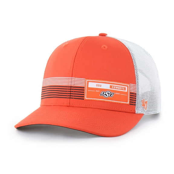 Men's '47 Orange Oklahoma State Cowboys Rangefinder brrr Trucker Adjustable Hat