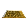 thumbnail image 2 of Ahgly Company Machine Washable Indoor Rectangle Persian Yellow Traditional Area Rugs, 7' x 10', 2 of 4