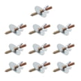 thumbnail image 2 of GROWTH TANK 10 Pieces (M6*60) Screws Cage Nuts for Claws Grinding Rod Rack Standing Pole Single Washer, 2 of 9