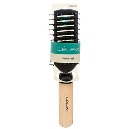 New 363146  Hair Brush W / Wood Grip Hrns002 Celavi (12-Pack) Beauty Supplies Cheap Wholesale Discount Bulk Health & Beauty Beauty Supplies