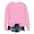 thumbnail image 4 of Womens Crewneck Sweatshirts Whale Ladies Summer Lightweight Sweatshirt Ocean Beach Graphic Pullover Long Sleeve Fall Top, 4 of 4