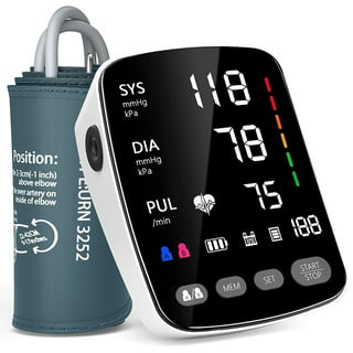 Blood Pressure Monitors, Automatic Upper Arm BP Machine with 9-20.5Extra  Large Wide Range Blood Pressure Cuff for Home Use