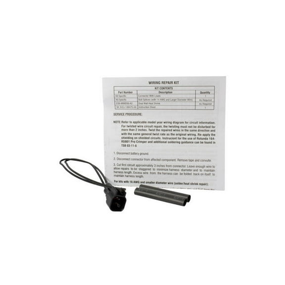 Seat Belt Pretensioner Connector - Compatible with 2023 - 2024 Ford F-550 Super Duty