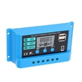 thumbnail image 3 of Controlador solar Fotovoltaico, 12v 24 V 24V Mostrario LCD Controlador Solar Controlador de Carga Solar Bajo Consumo de Smart Home, 3 of 7