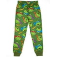 thumbnail image 4 of Teenage Mutant Ninja Turtles Boys Green Short Sleeve Long Leg Pyjama Set, 4 of 6