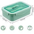 thumbnail image 2 of Fiambrera bento para niños con compartimentos Fiambrera bento para adultos 1100 ml Fiambrera hermética con cuchara y tenedor para la escuela/oficina/viajes de picnic, para microondas y lavavajillas Vhermosa WXOTTO-LKX-3105, 2 of 5