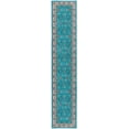thumbnail image 2 of Rugs.com Medina Collection Rug – 13 Ft Runner Arctic Aqua Blue Medium Rug Perfect For Hallways, Entryways, 2 of 9