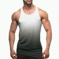 thumbnail image 2 of HCNTES Muscle Sleeveless Shirts for Men Cotton Summer Plain Gym Workout Tank Tops Crewneck Solid Loose Fit Hippie Tanks big mens t shirts sleeveless(3XL,White), 2 of 5