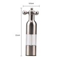 thumbnail image 2 of Pepper Grinder Salt Shaker, Kitchen Stainless Steel Salt Pepper Grinders Hand-made Adjustable, 2 of 5