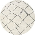 thumbnail image 1 of Ahgly Company Indoor Round Contemporary Pale Silver Gray Solid Area Rugs, 4' Round, 1 of 6