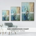 thumbnail image 4 of Current Air I Framed Premium Gallery Wrapped Canvas - Ready to Hang - 25 x 37 - Gold Floating Frame, 4 of 9