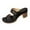 Black High Heels Shoes for Women, variant on Hopeusnice High Heels Shoes for Women Open Toe Breathable Non-Slip Thick-Soled High Heel Trendy Women's High Heels Shoes PU Materials Summer Shoes Soft Elegant Shoes Beige 40