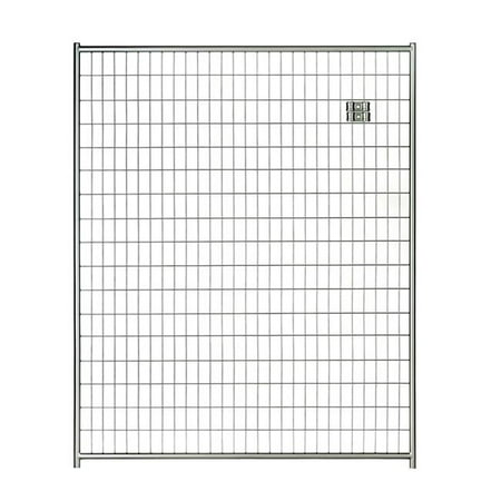 Lucky Dog Silver Welded Wire Modular Gate Panel, 6'L x 5'W