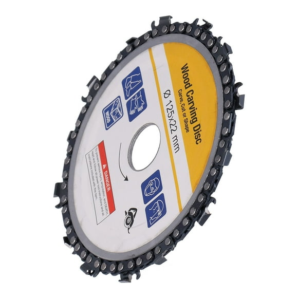 Muela de afilar para motosierra, sierra de cadena circular de 5 pulgadas, hoja de sierra de cadena circular, placa de hoja de cadena circular ultra sensible