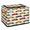Multicolor 3, variant on CURLYOOT Cars Cute Cartoon Storage Bin With Zipper Lid, Foldable Clothes Organizer Lidded Storage Baskets, Rectangular Box Closet Shelf Organizer for Bedroom Living Room