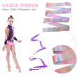 thumbnail image 4 of 2m Flashing Star Gym Ribbons Dance Ribbon Rhythmic Art Gymnastics Ballet Streamer Twirling Rod Rain, 4 of 5