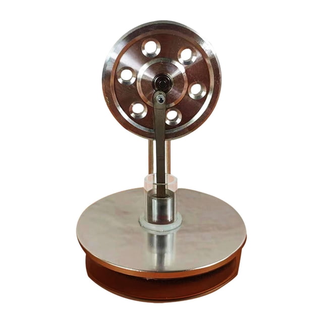 Bunblic Steam Heat Education Model, Engine Model Equipment Desktop Engine Toy, Experiment Low Temperature Engine Model Gift Argent
